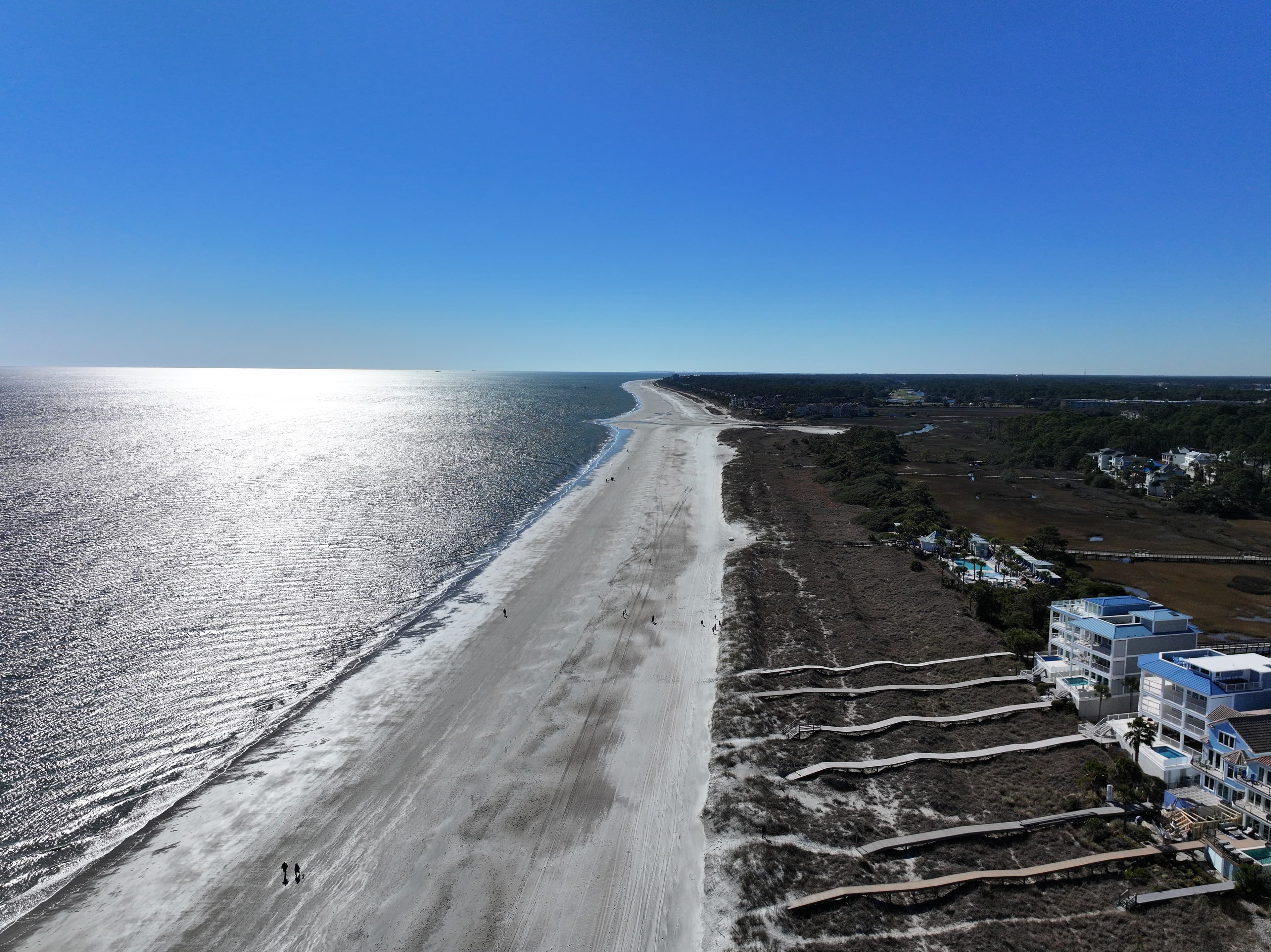 Bradley Beach scenic aerial view